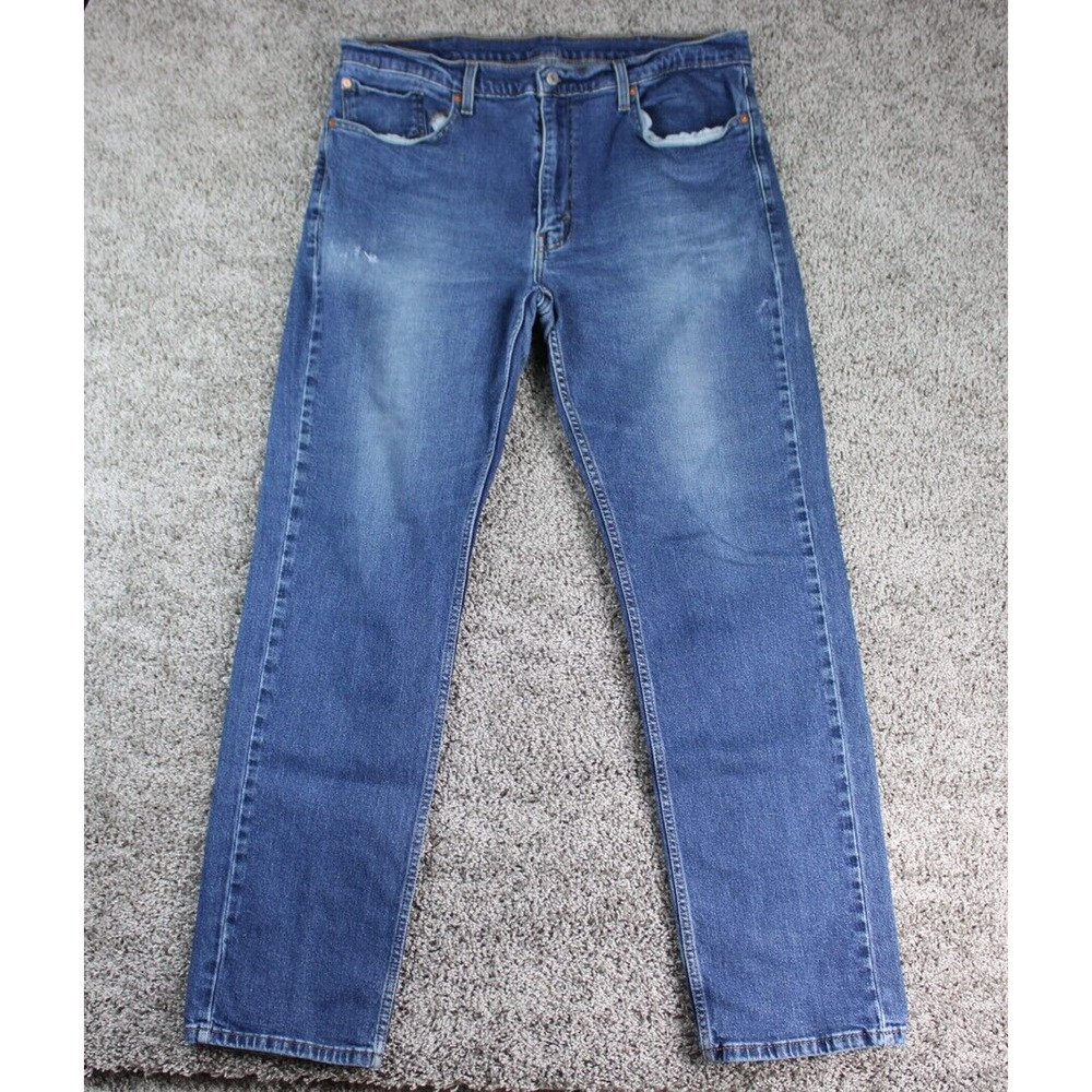 Levis 559 Relaxed Straight Jeans Mens 38x34 Blue Denim Casual Pants